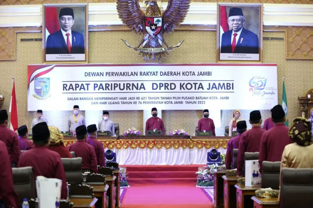 Rapat paripurna hari jadi Tanah Pilih Pusako Betuah dan Pemkot Jambi, Sabtu (28/5) 