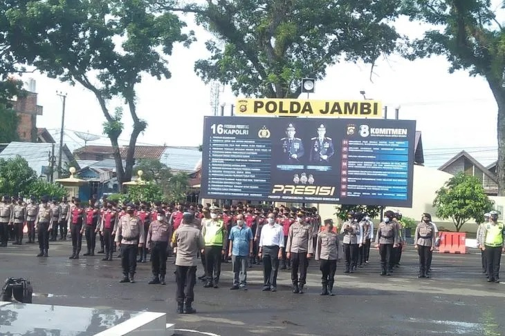Polda Jambi kerahkan 330 personil pengamanan autopsi jenazah Brigadir Yosua