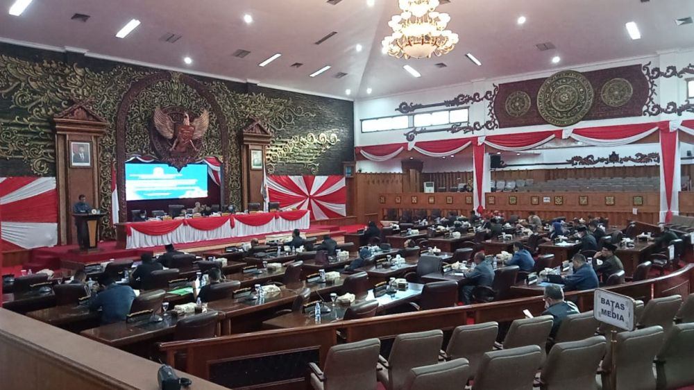 Suasana Rapat Paripurna DPRD Provinsi Jambi