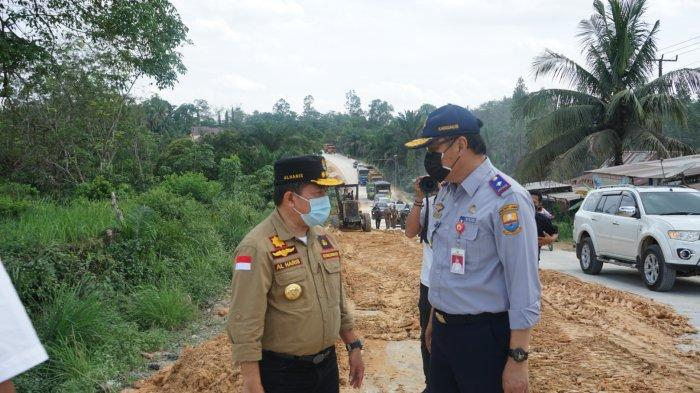Gubernur Jambi Tinjau Jalan  Batubara 