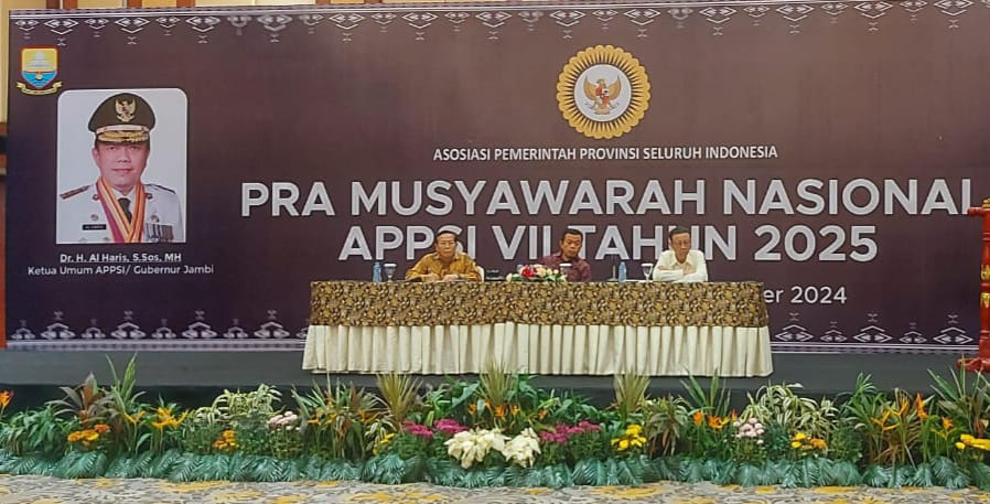 Al Haris Ketua Asosiasi Gubernur Indonesia Buka Pra Musyawarah Nasional VII APPSI. Foto dok APPSI