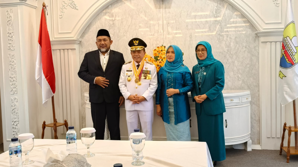 Gubernur Jambi Al Haris bersama Sekda Jambi. 