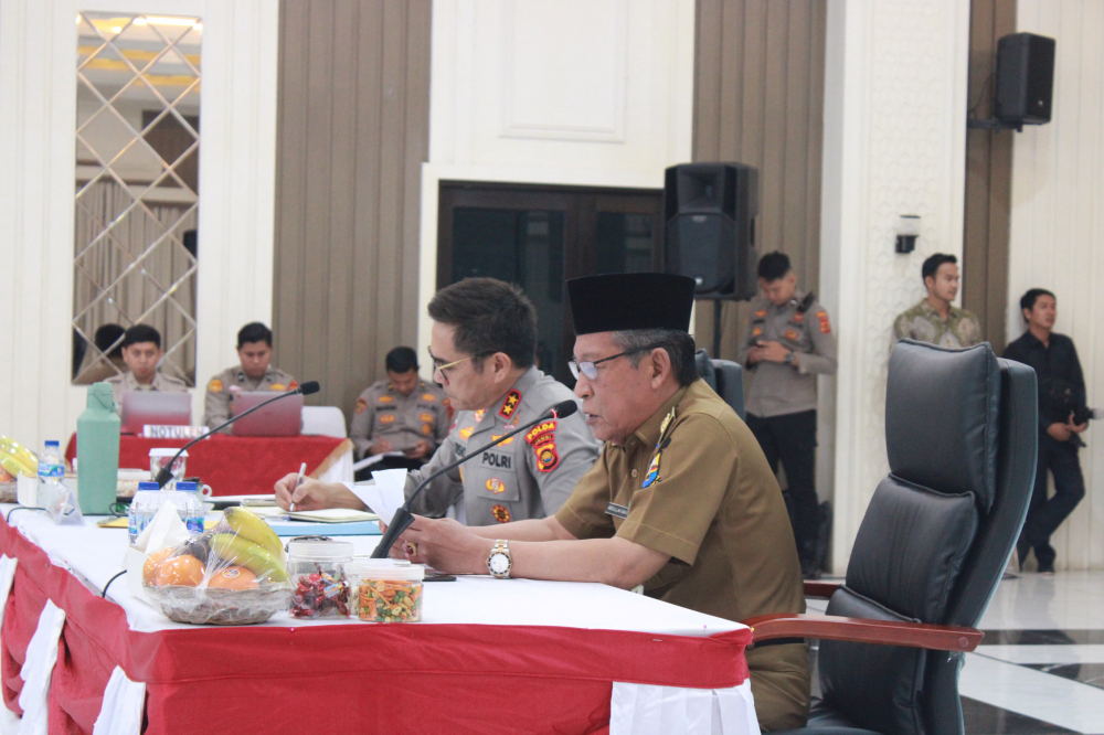 Hadiri Rakor Ketahanan Pangan, Wagub Sani Tegaskan Pentingnya Sinergitas Lintas Sektoral