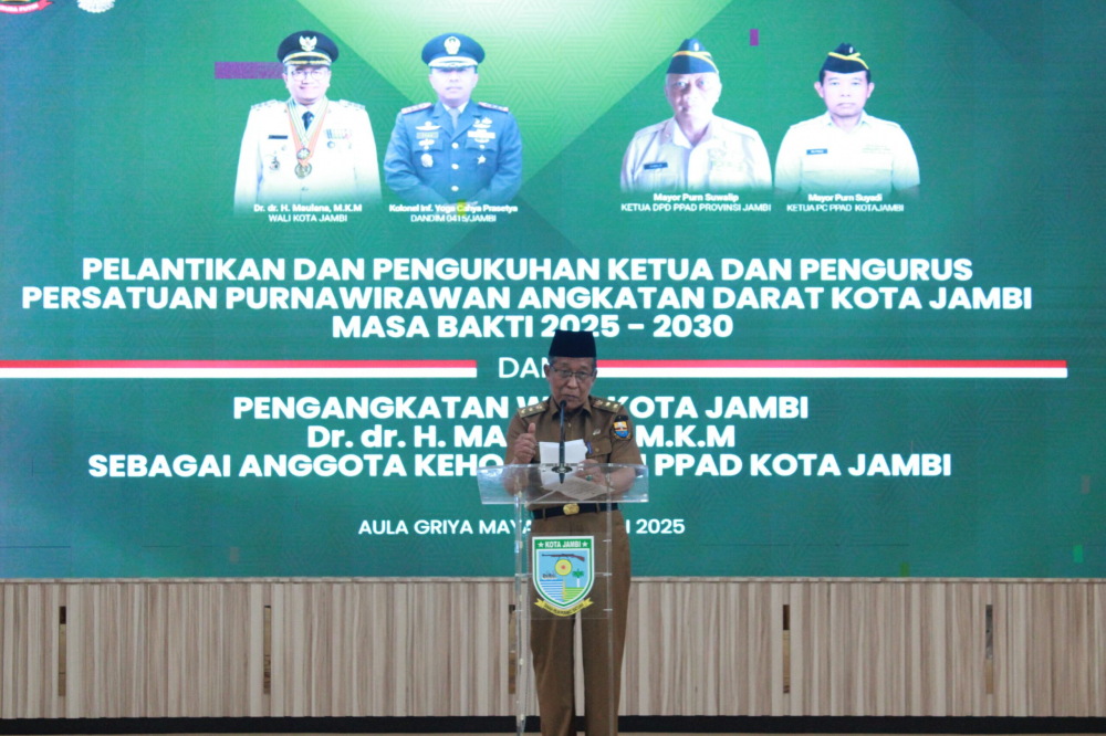 Abdullah Sani Harap Persatuan Purnawirawan Angkatan Darat Tetap Pertahankan Gerbong PBNU. Foto dok Kominfo Provinsi Jambi