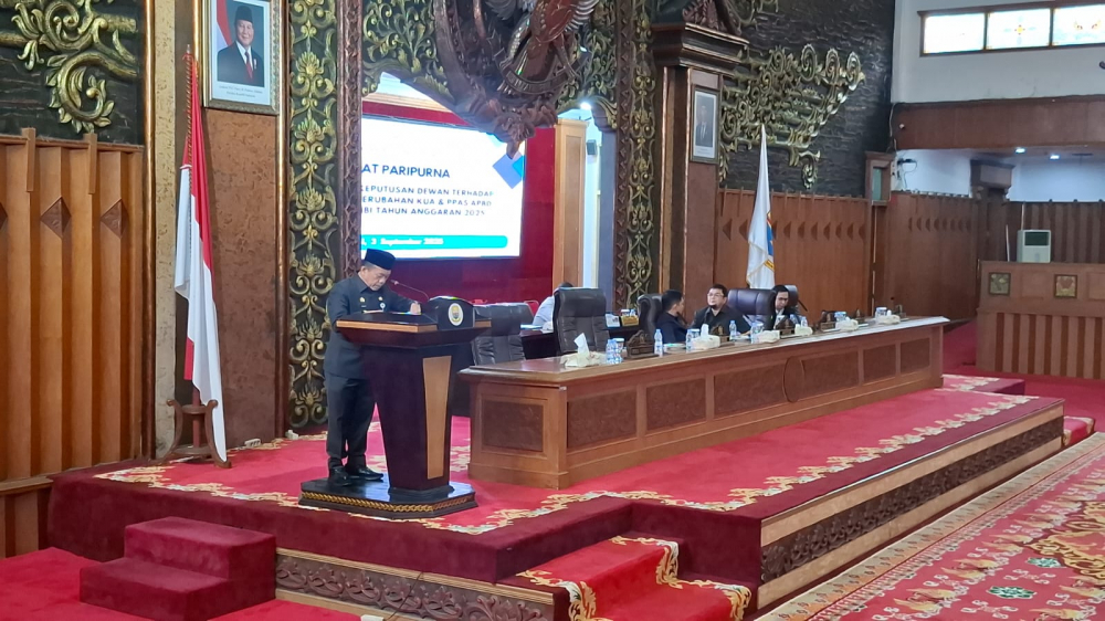 DPRD Setujui Perubahan KUA-PPAS APBD Provinsi Jambi 2025. 