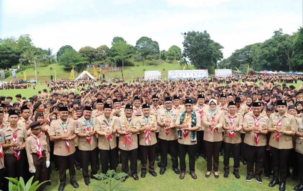 Sekda Sudirman Tegaskan Pentingnya Pramuka Bentuk Karakter Pemuda Jambi. Foto dok Kominfo Provinsi Jambi
